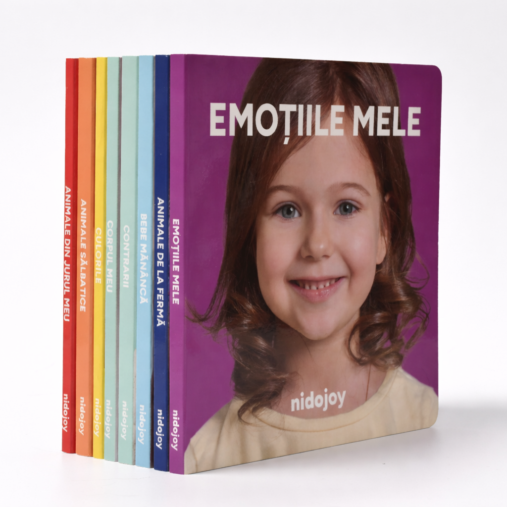 Pachet 8 cărți cartonate – colecția Nido Joy