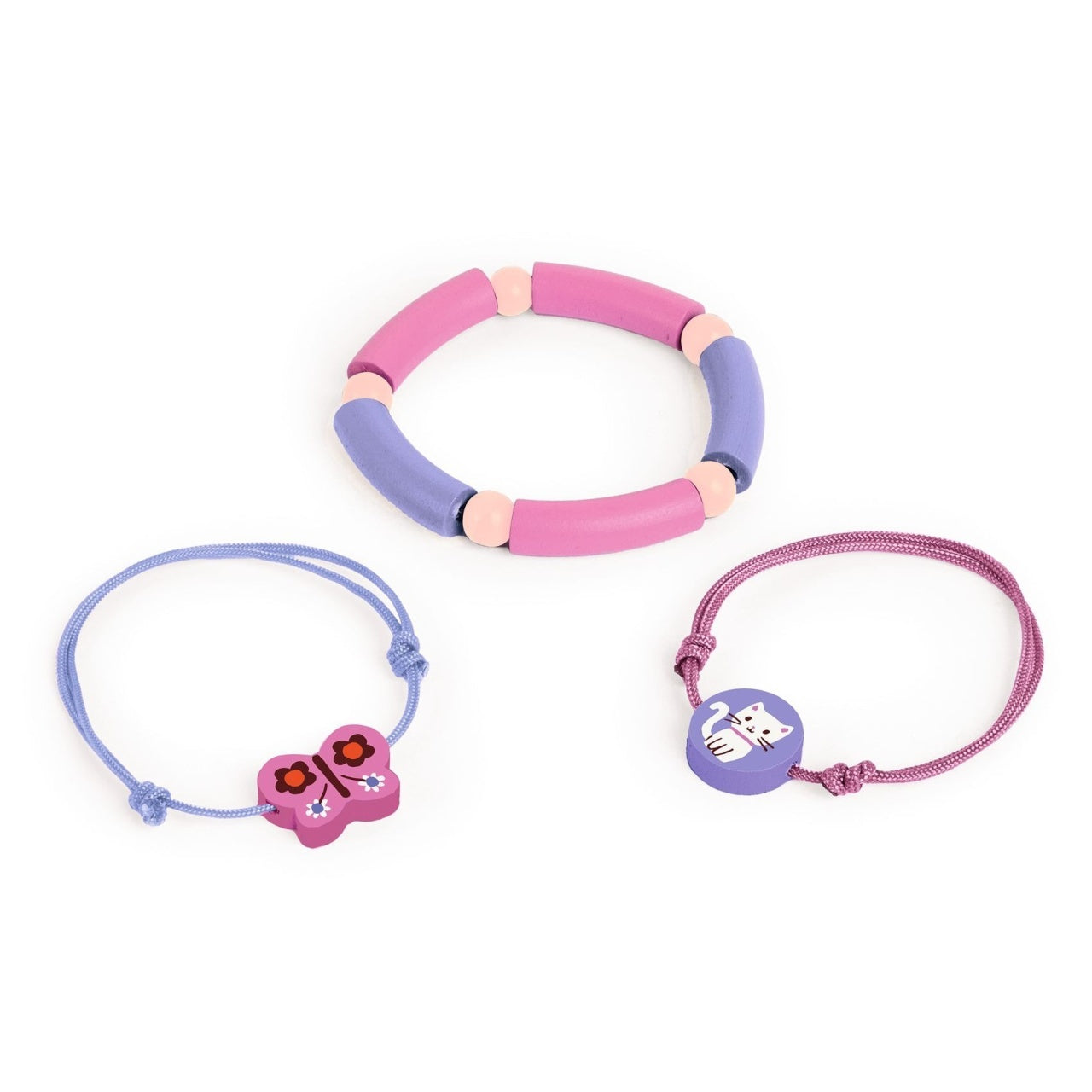Set de brățări cu mărgele, Bijuteriile Tiarei, 3 piese – Djeco