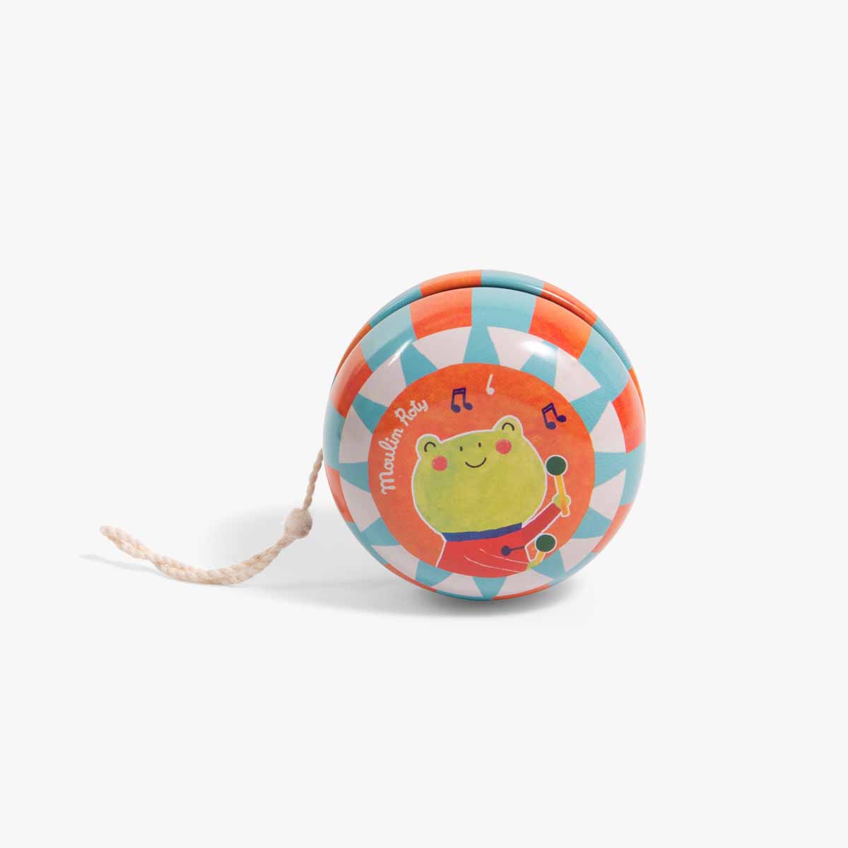 Yoyo metalic retro cu broască - Moulin Roty