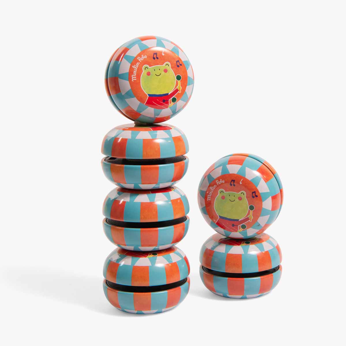 Yoyo metalic retro cu broscuță - Moulin Roty